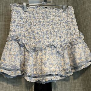 SAYLOR smocked mini skirt